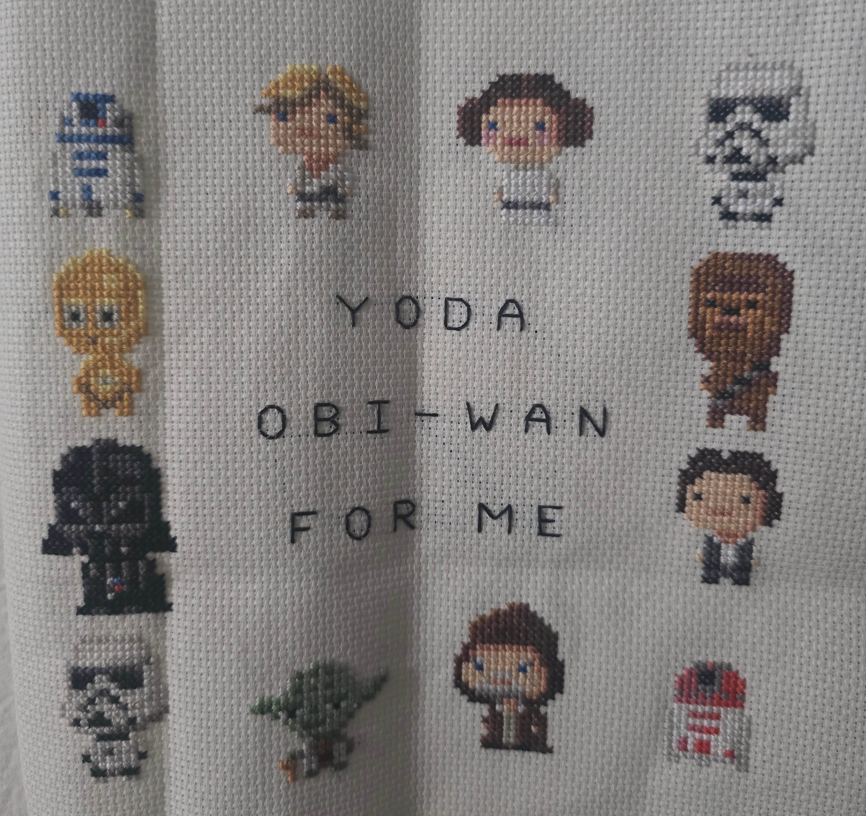 Star Wars cross-stitch